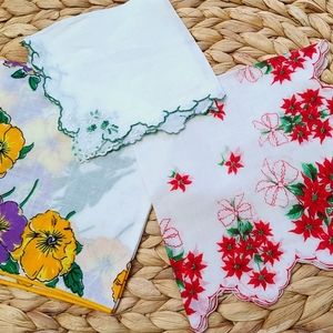 Vintage Handkerchiefs Set